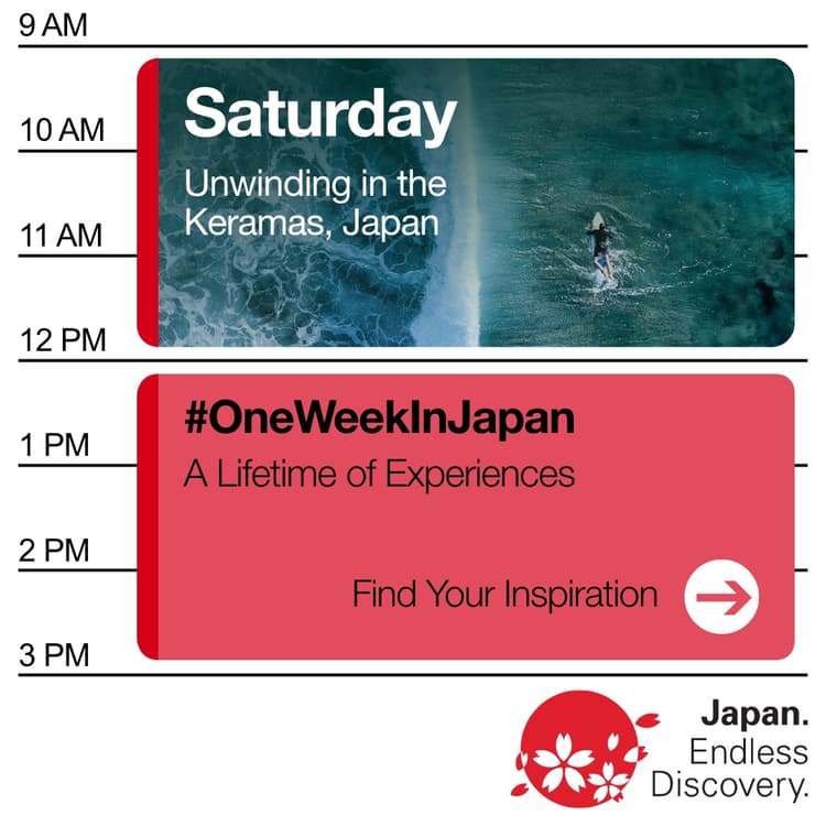 #OneWeekInJapan Social Media Ads
